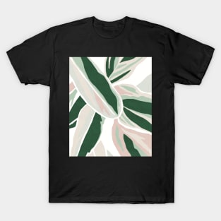 Abstract leaves pattern T-Shirt